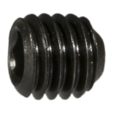 Midwest Fastener 5mm-0.8 x 5mm Plain Class 14.9 Steel Coarse Thread Cup Point Hex Socket Headless Set Screws 10PK 62505